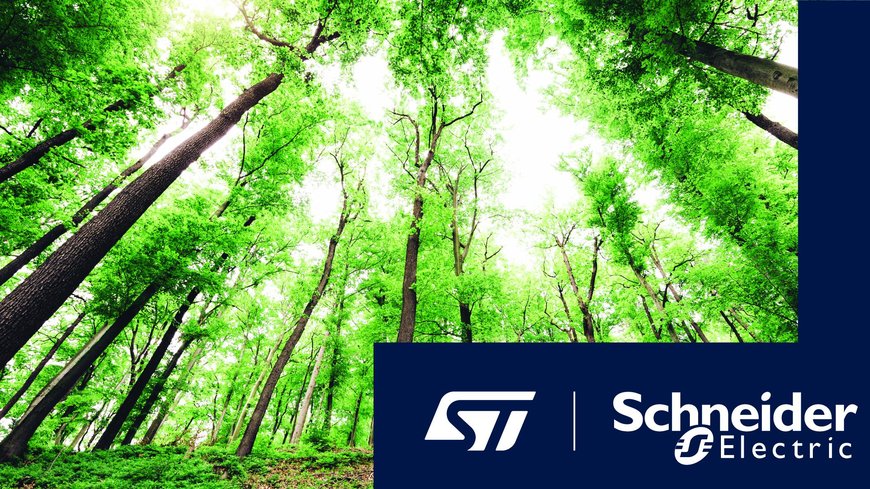 STMicroelectronics choisit Schneider Electric comme partenaire pour atteindre la neutralité carbone et développer conjointement des solutions à faible consommation énergétique
